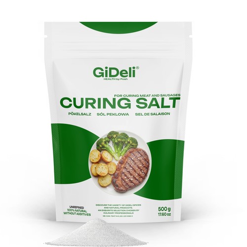 Gideli salz pökel - salz, 500g